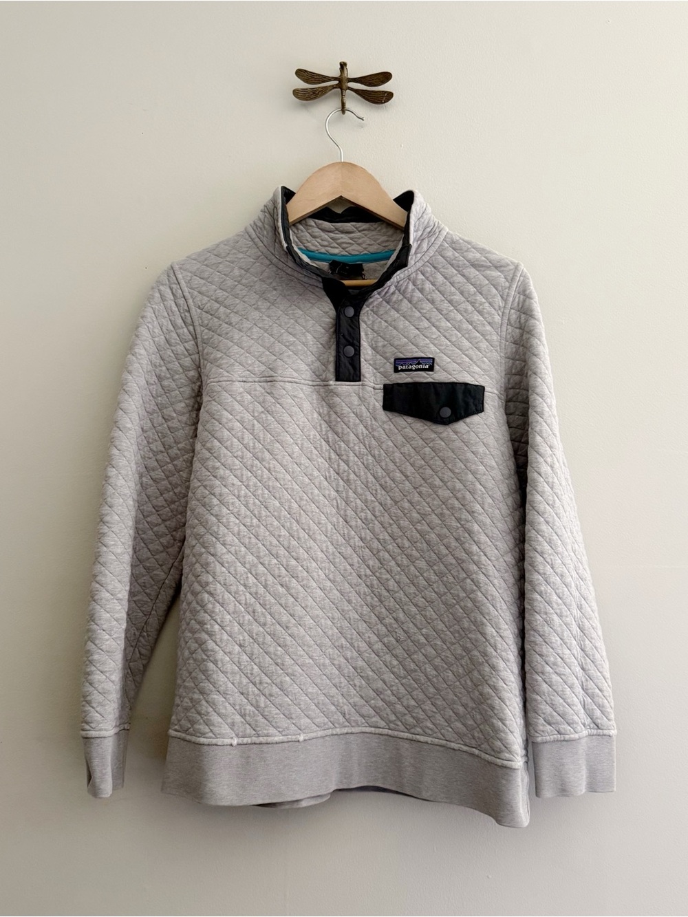 Patagonia Organic Cotton Quilt Snap-T Pullover Womens Medium